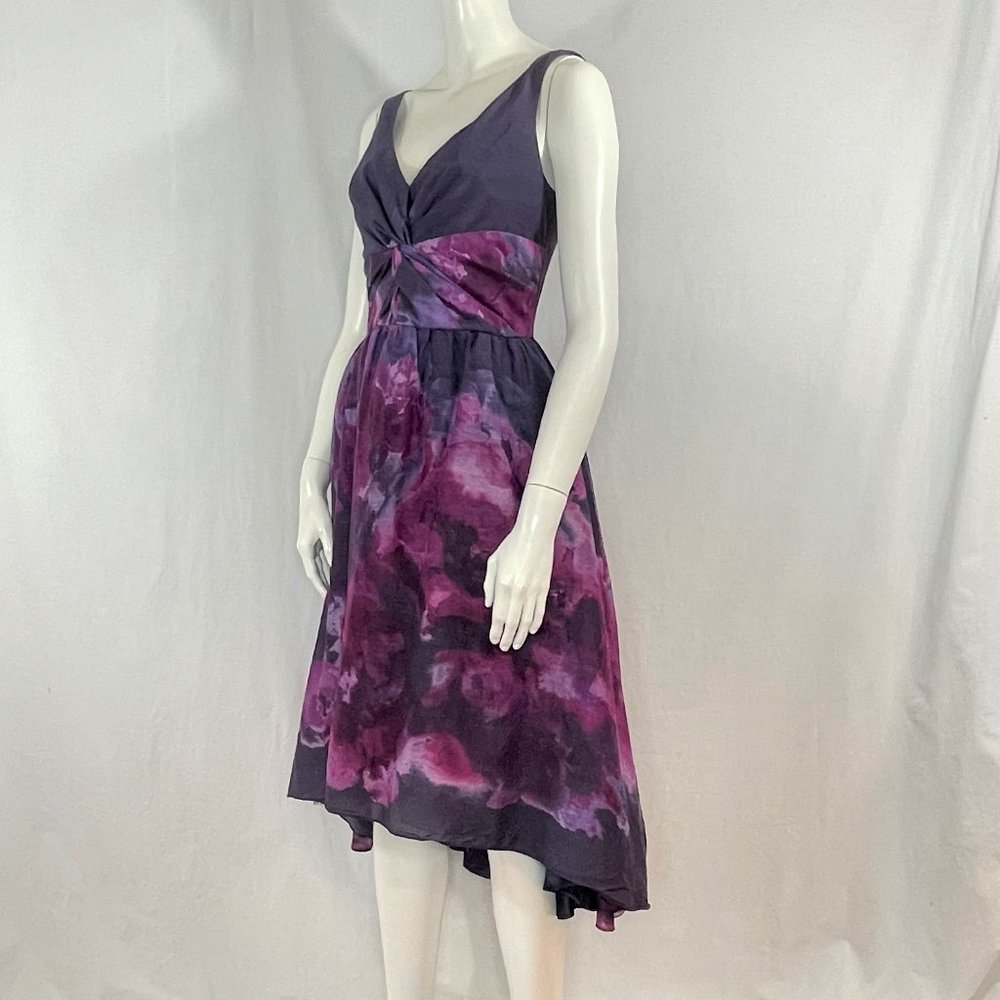 Lela Rose | Watercolor Print Dress